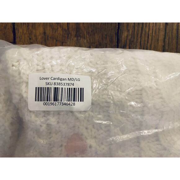 SHIPS IN 24 HRS Taylor Swift LOVER CARDIGAN RARE NEW IN HAND MEDIUM - Picture 9 of 9